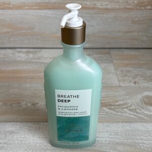 Bath & Body Works Breathe Deep Eucalyptus Lavender Lotion 6.5 oz Glass Bottle